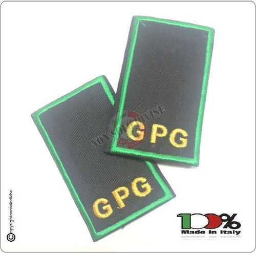 Gradi Tubolari Ricamati Guardie Giurate Polizia Privata Vigilanza GPG IPS New - Foto 4 di 6