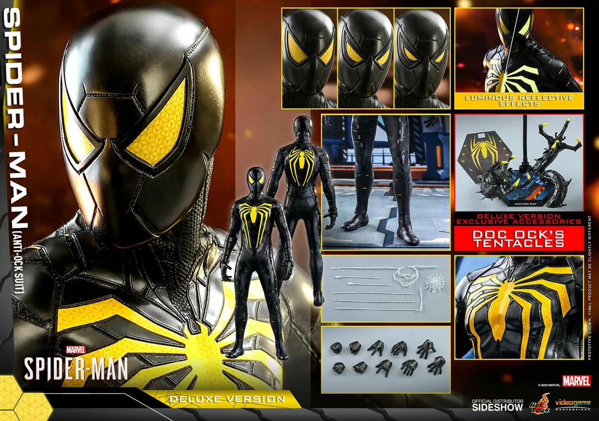 Hot toys VGM45 Spiderman PS4 Spiderman Anti Ock Suit (Deluxe Edition) – Pop  Collectibles