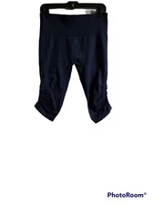 Lululemon Ebb And Flow Leggings Seamless Crop Pants Charcoal Gray Size 10