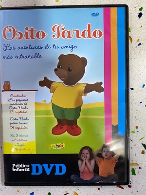 OSITO PARDO DVD LAS AVENTURAS DE TU AMIGO MAS ENTRAÑABLE ESPAÑOL INGLES FRANCES