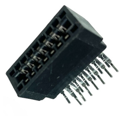 [20pcs] SOCKET-TO-DOUBLE-PCB-2.54 Connector H. 2x7 Pins THT
