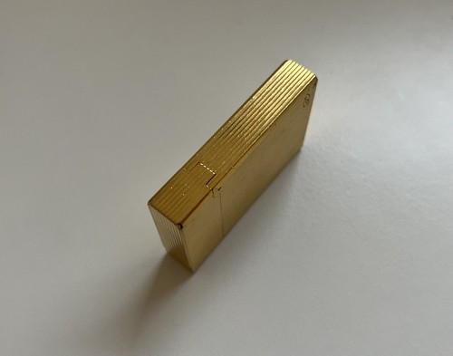 S.T. Dupont Ligne 2 Gatsby Feuerzeug Gold „Lines Vertical“ Ungraviert Top! - Bild 14 von 16