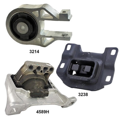 3-Piece Engine & Transmission Mount Set For Ford Escape (2013-2016) DOHC Auto Trans - BAP398197