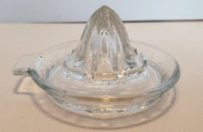 VTG Glass Citrus Juicer Easly's Improved PAT Pending March 6, 1900 Embossed