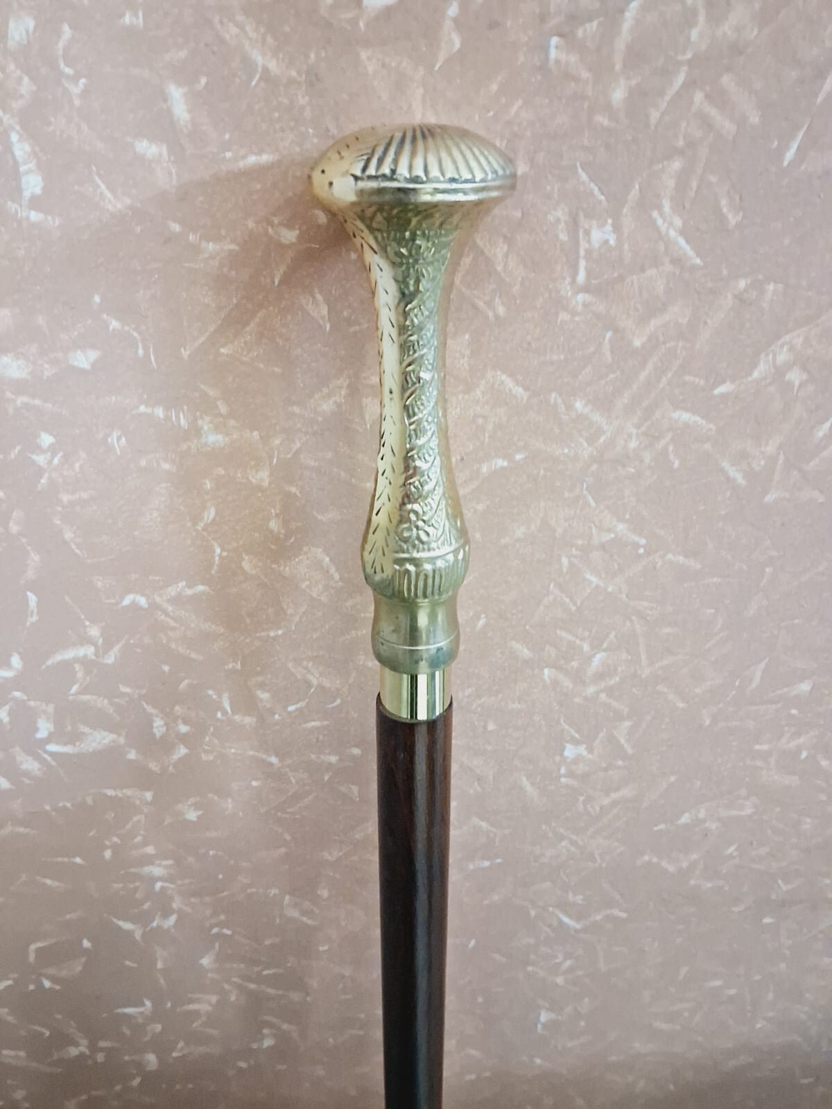 Long Designer Solid Brass Head Walking stick Anti… - image 10