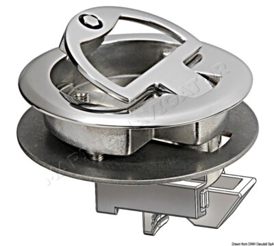 OSCULATI Flush Pull Latch Aisi316 With Lock
