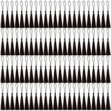 150 Pcs Bookmark Tassels for Crafts,Key Chain Tassels for Jewelry Black