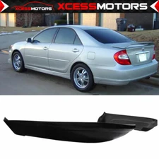 Fits 02-03 Toyota Camry Vip Style Rear Bumper Lip Aprons Splitter Unpainted PU