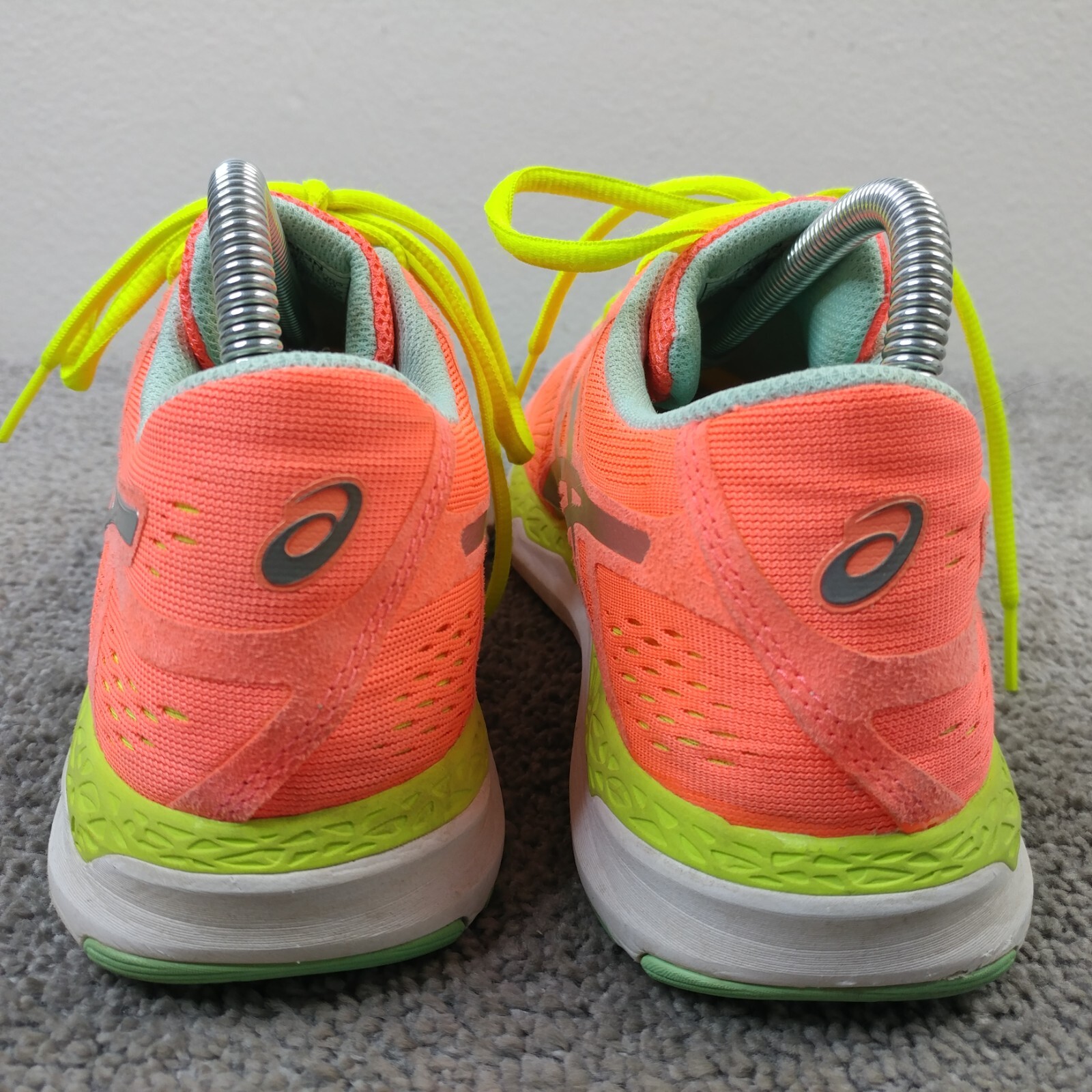 Asics 33 FA Womens Size 8.5 Running Shoes Low Top Sneakers Coral Orange Lace Up thumbnail 9