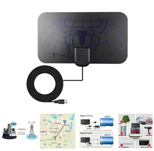 Antenna TV Portatile HD 4K - DVB-T2, Amplificata, Interni ed Esterni, USB - Bild 5 von 14