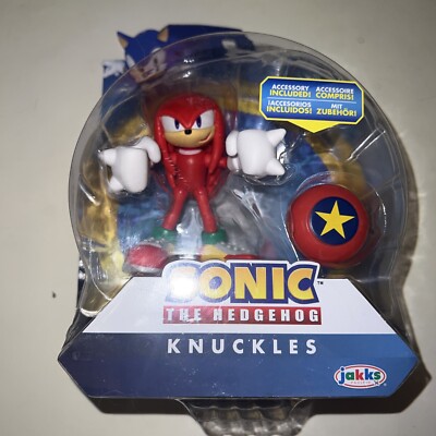 Sonic The Hedgehog: KNUCKLES 3.5'' Articulated Figure w/Star Spring (2022) #41679