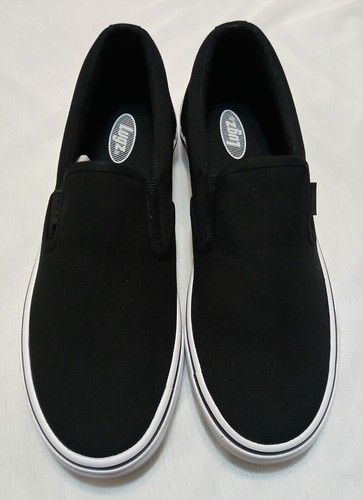 Herren Lugz Sammy Canvas Slipper Turnschuhe schwarz Größe 8, 8,5, 10, 11 & 12 Ihre Wahl