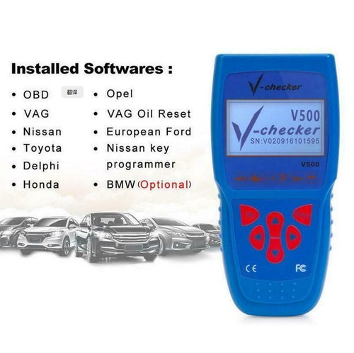 Lecteur de code automatique V-Checker V500 EOBD OBD2 Sj - Photo 1/7