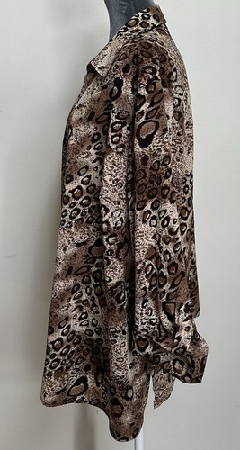 Maggie Barnes Leoparden Bluse Attached Black Tank 4X Mob Wives Boho Retro - Bild 8 von 15