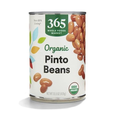 365 by Whole Foods Market, Organic Pinto Beans, 15.5 Ounce (Pack of 1)