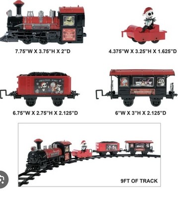 Disney The Nightmare Before Christmas Holiday Express Play Train Set 12pcs  
