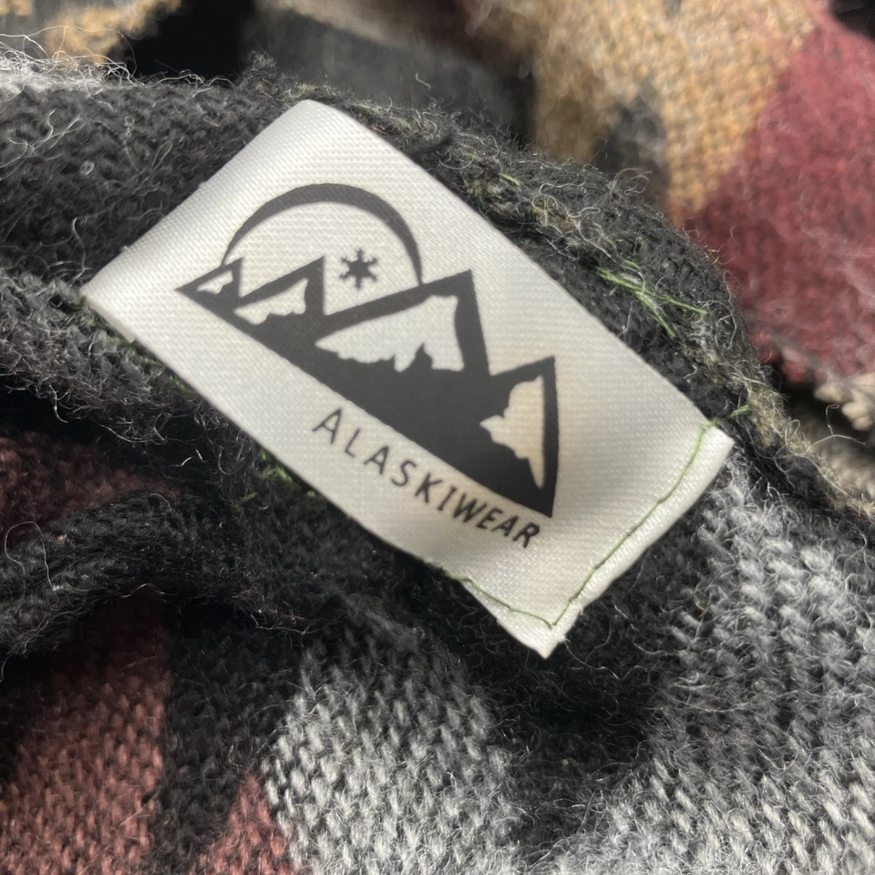 Bufanda con capucha de patrón azteca Alaskiwear Foto 2 de 3