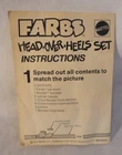 LOOK! 1971 MATTEL HOT WHEELS REDLINE FARBS "HEAD OVER HEELS" SET INSTRUCTIONS!