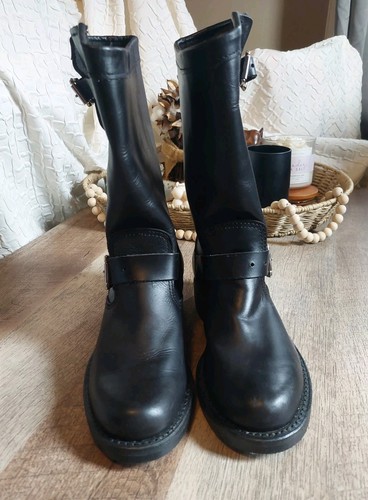 Chippewa Damenstiefel weiche Spitze Ingenieur Arbeit Biker 1901W14 schwarz Größe 6,5M USA - Bild 3 von 22