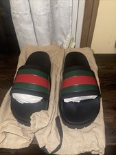 NEVER WORN Gucci Men's slide sandal with Web Size 13