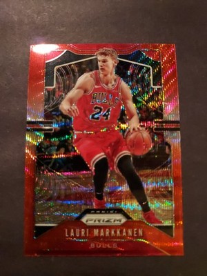 Lauri Markkanen 2019-20 Panini Prizm Ruby Wave Prizm 63