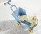 TWELVE 1950S BRIGHT COLOR PLASTIC RENWAL & ACME+ MINI DOLL FAMILY TOYS DAD & MOM — photo 6