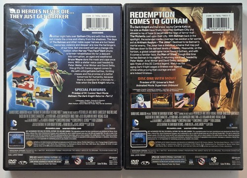 Batman: The Dark Knight Returns - Part 1 and 2 (DVD) Bundle - VERY GOOD - Picture 6 of 6