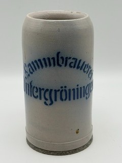 0 8 l Bierkrug Krug Bier Brauerei Lammbrauerei Lamm Untergröningen