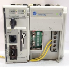 (Lot of 4x) Allen-Bradley 1769-L32E, 1769-PA2, 1769-ECR, 1784-CF64, Ser/A