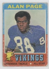 1971 Topps Alan Page #71 HOF 0uf1