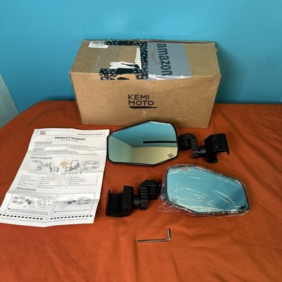 Kemimoto - Bolt On Side Mirrors For Select UTV's With Pro-Fit Cage - See Desc