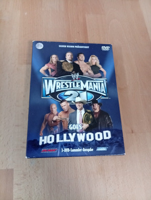 WWE: Wrestlemania  21  -  Goes Hollywood -  3 DVD - Sammler - Ausgabe
