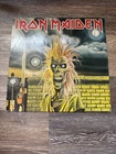IRON MAIDEN SELF TITLED LP Germany 1980 Original FIRST PRESS Vinyl VG+