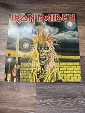 IRON MAIDEN SELF TITLED LP Germany 1980 Original FIRST PRESS Vinyl VG 