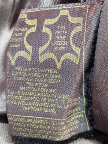 LANDHAUS BY C&A Pantalón de cuero Mujeres Pantalón Talla EU 40 gris claro - Imagen 5 de 5