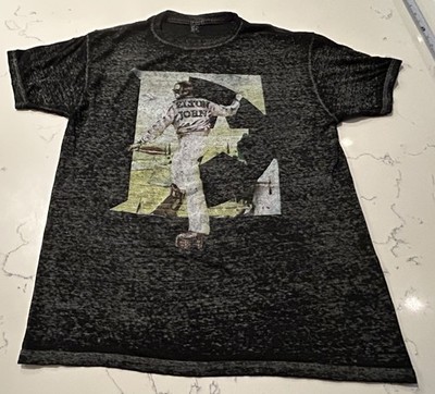 Elton John Farewell Yellow Brick Road 2019 Tour Gray T-Shirt Unisex Size Large