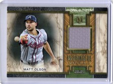 2024 Topps Museum Collection Matt Olson Meaningful Materials Relics Copper /49