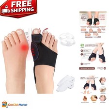 6-Piece Bunion Corrector Set for Day  Night Relief - Orthopedic Pain Solution