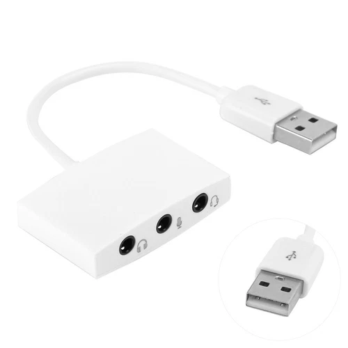 USB 2.0 Soundkartenadapter Externer 3D 7.1 Kanal Konverter Für PC Laptop KUI