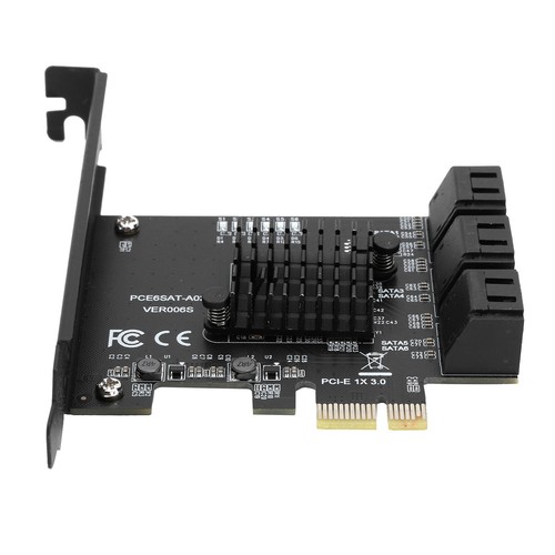 Expansion Card PCIE To 6Port SATA3.0 Hard Disk 6G ASM1166 Master GEN3 Interfa CB - Afbeelding 5 van 14