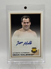 2013 Topps WWE Wrestling DEAN MALENKO (WCW ECW WWF) Legends Auto Autograph