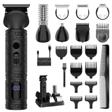 Beard Trimmer for Men Professional Mens Beard Grooming Kit T-Blade Trimmer El...