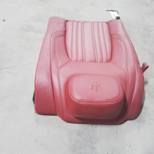 2016 MASERATI GHIBLI Passenger Right Side Seat Back Red Leather Trim NA 