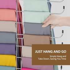 Legging Organizer for Closet Hanging, Rotatable Yoga Pants Hanger for Women's...