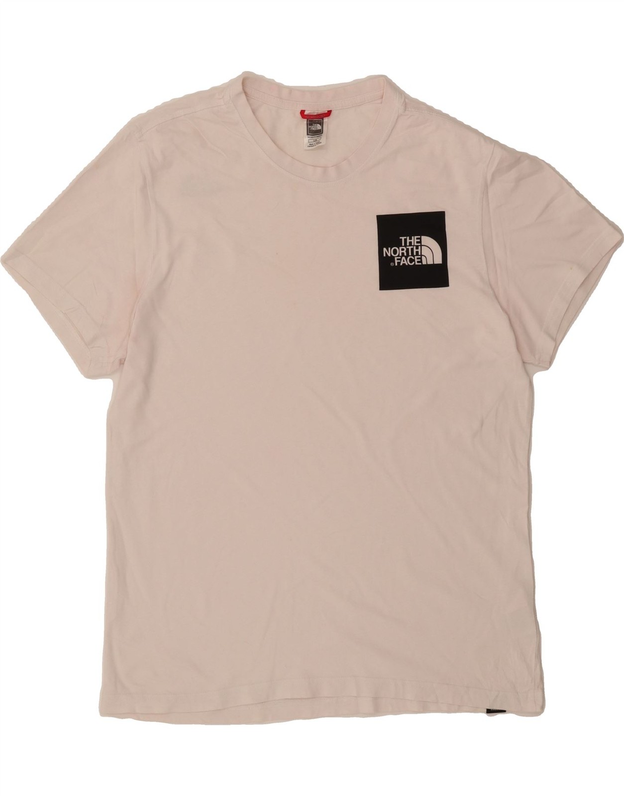 Camiseta Top THE NORTH FACE Para Hombre Gráfica Grande Blanco Algodón BH28