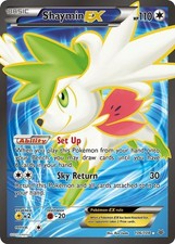 Shaymin EX - 106/108 - Pokemon Roaring Skies XY Full Art Ultra Rare Card MP