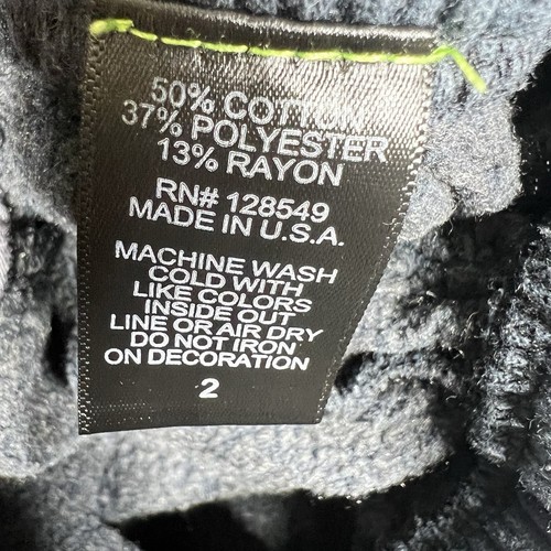 AVIATOR NATION JOGGERS KIDS SIZE 2 CHARCOAL GRAY SWEATPANTS RAINBOW - Picture 7 of 9