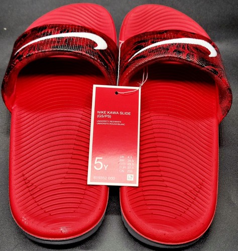 Nike Kawa Slide/Sandals Professionally Customized With Zombies Sz 5Y New - Picture 7 of 7