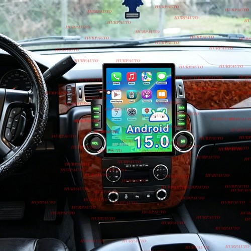 9.7''ANDROID 15 CAR RADIO FOR CHEVROLET TAHOE SUBURBAN 2007-2014 CARPLAY GPS 64G