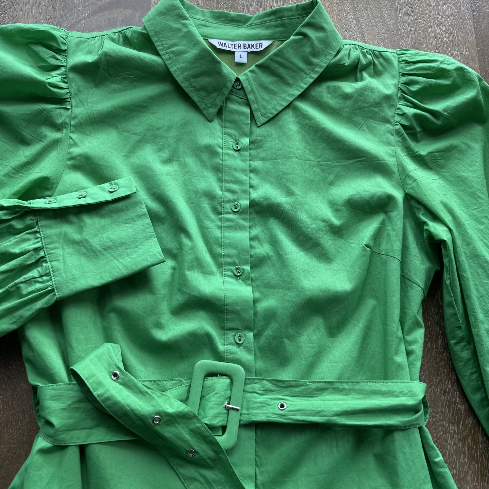 Walter Baker Tara Button Down Collared Fully Line… - image 3